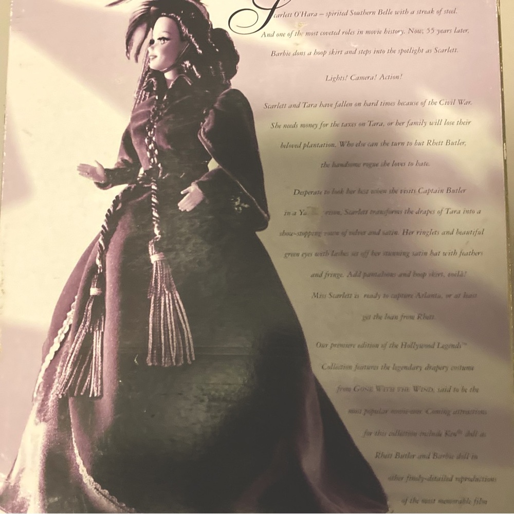 Barbie Scarlett O Hara Hollywood Legends Collection - Picture 2 of 6